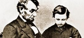Lincoln con su hijo
