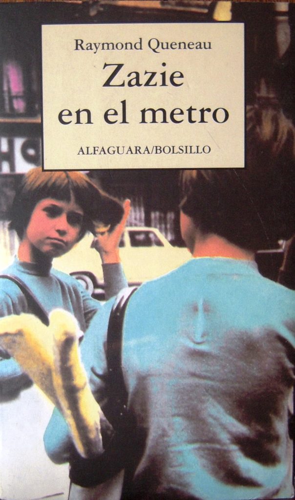 Portada de Zazie en el metro, de Raymond Queneau