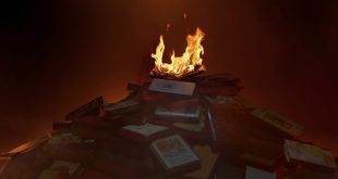 Escena de la película Fahrenheit 451