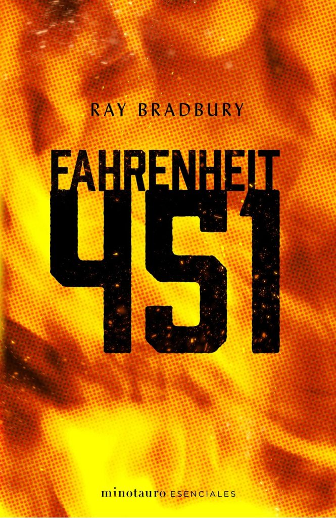 Portada de Fahrenheit 451, de Ray Bradbury